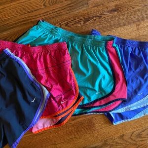 Nike Running Shorts Size L, Lot of 4